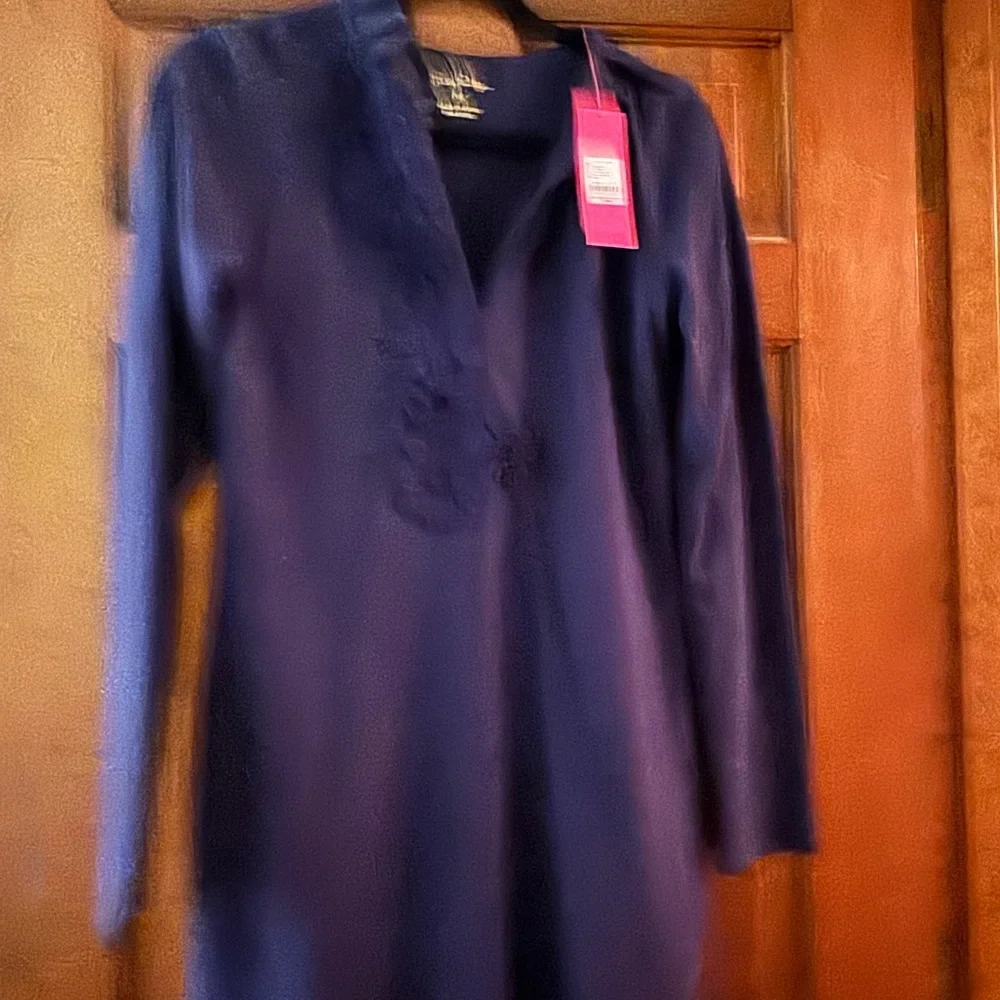 Lilly Pulitzer Navy Long Sleeve Dress - Picture 5 of 5